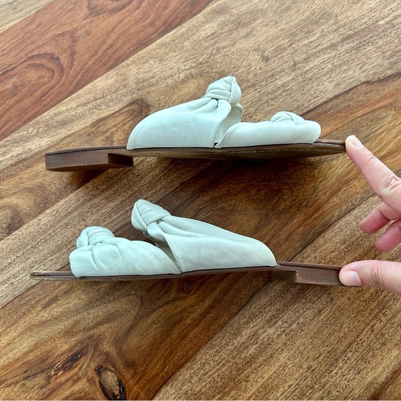 Splendid Barton double knot leather slide sandals - Picture 4 of 9